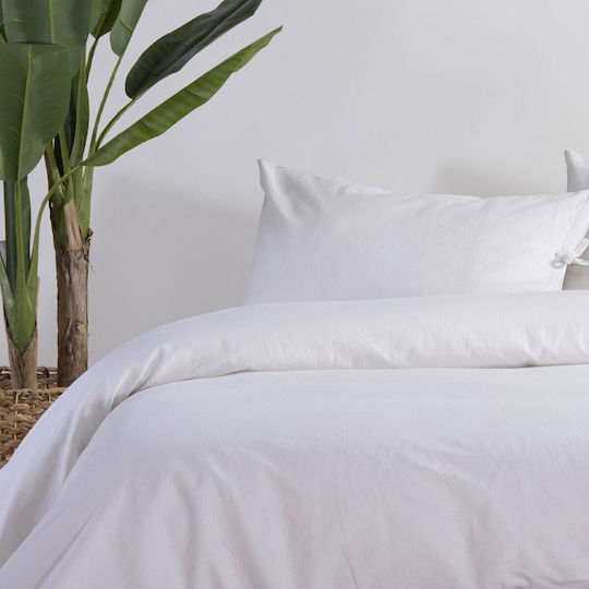Nef-Nef Homeware Чаршаф Кралица 240x270см. Ecru