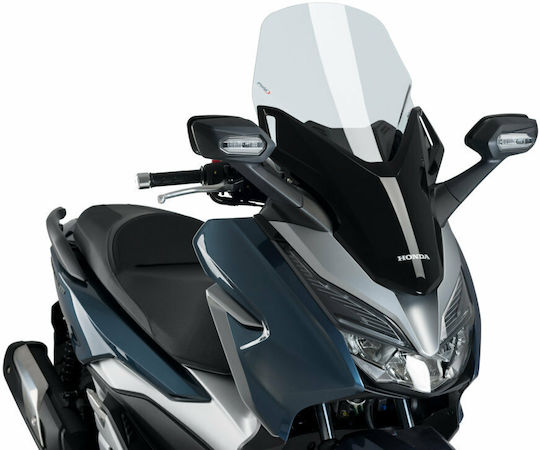 Puig Transparentes Visier Motorrad V-tech Line Touring für Honda Forza 125 2018-2020 1295W