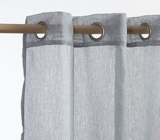 Nef-Nef Homeware Monique με Τρουκς Grey 140x265εκ.