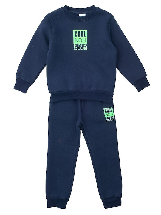 Funky Kids Sweatpants Set Blue 2pcs