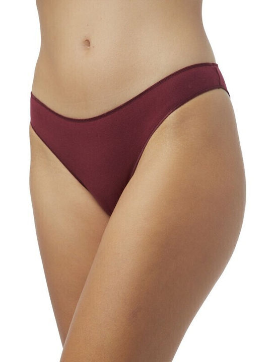Minerva Rio Women's Slip 2Pack Burgundy
