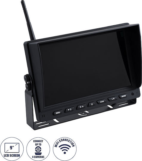 GloboStar Cameră auto pentru mersul înapoi cu ecran Universal
