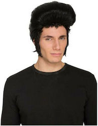 Carnival Wig Straight Elvis Μελαχρινή Black