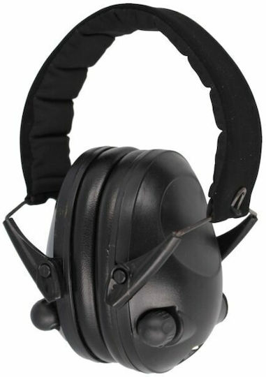 Mil-Tec 16243002 Electronic Earmuffs with Band Black