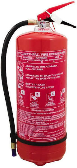 Pyronick Φορητός Πυροσβεστήρας Ξηράς Σκόνης 12kg
