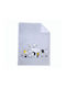 Nef-Nef Homeware Cot Blanket Peanuts Forever Gray 110x150cm