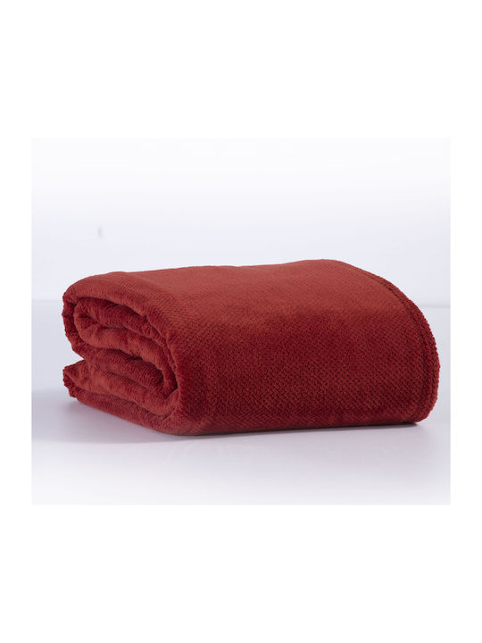 Nef-Nef Record Blanket Fleece Single 160x220cm. Paprica