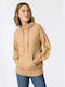 Tiffosi women's hooded sweater (10046516-JALAPENO-171-LIGHT-BROWN)