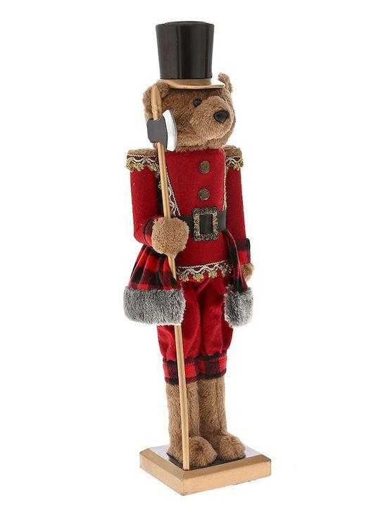 Iliadis Soldier Fabric Christmas Nutcracker Red