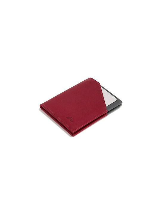 LEATHER WALLET ROIK LAND RFID BURGUNDY