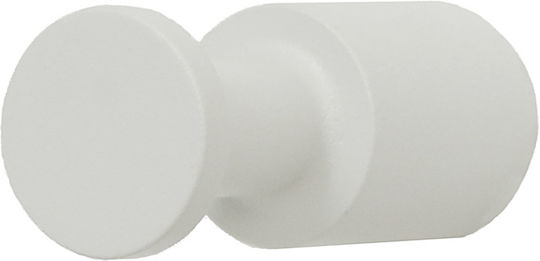 Pam & Co Haken Badezimmer Einzeln Aufkleber ​2.2x5cm Weißes