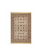 Beauty Home 9065 Teppich Rechteckig mit Fransen Beige