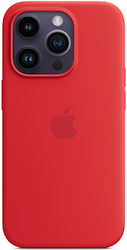Apple Silicone Case with MagSafe Umschlag Rückseite Silikon (PRODUCT)RED (iPhone 14 Pro) MPTG3ZM/A