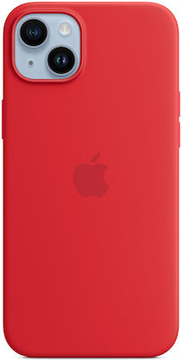 Apple Silicone Case with MagSafe Umschlag Rückseite Silikon (PRODUCT)RED (iPhone 14 Plus) MPT63ZM/A