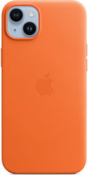 Apple Leather Case with MagSafe Leather Back Cover Orange (iPhone 14 Plus)