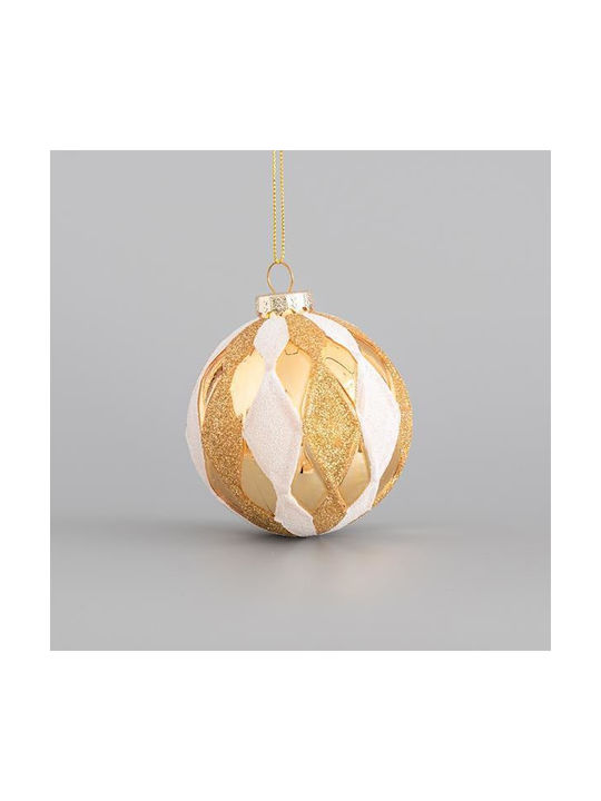 Eurolamp Christmas Glass Ball Ornament Gold 8x8cm