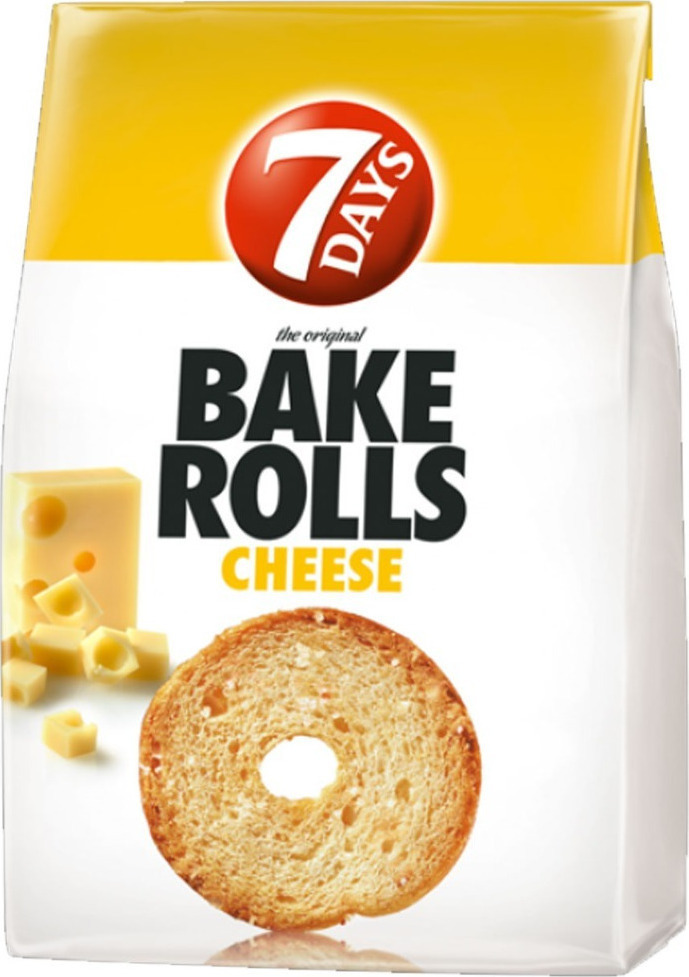 7days Crackers Bake Rolls με Γεύση Cheese 80gr | Skroutz.gr