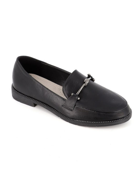 B-Soft Γυναικεία Loafers σε Μαύρο Χρώμα