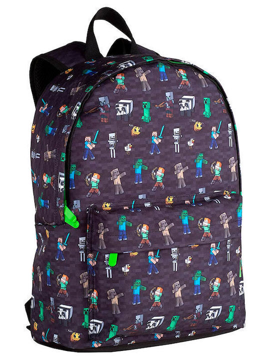 Minecraft School Bag Backpack Elementary, Elementary Multicolored