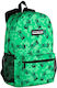 Minecraft School Bag Backpack Elementary, Elementary in Green color