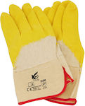 Νο10.5 Gloves for Work Yellow Α-Γ224