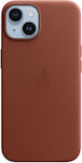 Apple Leather Case with MagSafe Umber (iPhone 14)