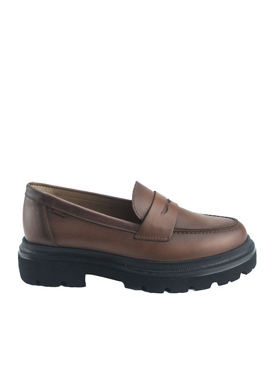 Ragazza Leather Women's Moccasins in Tabac Brow...