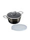 Berlinger Haus Shine Basalt Collection Deep Pot made of Aluminum 6.1lt / 28cm