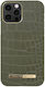 iDeal Of Sweden Atelier Задна корица Изкуствена кожа Khaki Croco (iPhone 12 / 12 Pro)