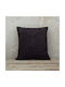 Nima Sofa Cushion Velvety from Velvet Black 45x45cm. 31133