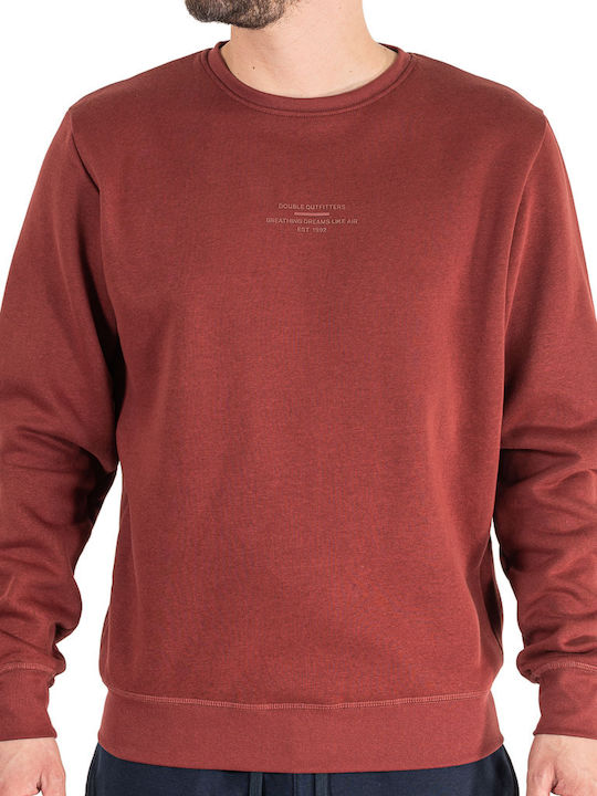 Double Herren Sweatshirt Rot