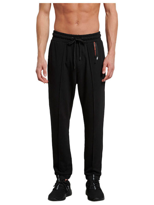 Sweatpants with Elastic Black