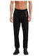Sweatpants with Elastic Black