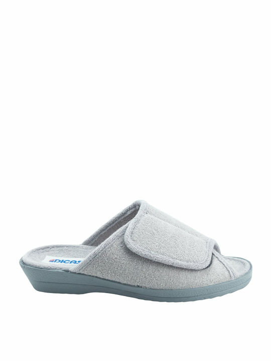 Dicas Terry Women's Slipper In Gray Colour