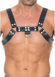 Shots Ouch Chest Bulldog Leather Harness Black ...