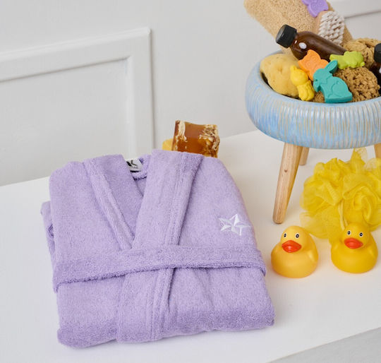 Cokitex Kids Hooded Bathrobe Beauty Line Levander