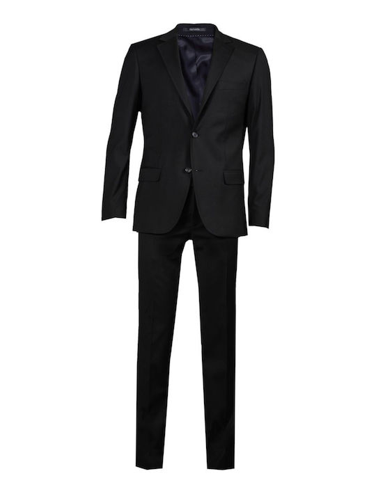 Guy Laroche Χειμερινό Ανδρικό Κοστούμι Μαύρο