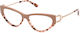 Guess Eyeglass Frame Cat Eye Brown Tortoise GU2911 059