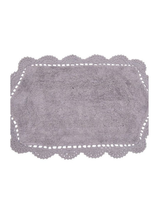 Viopros Covoraș de Baie Bumbac Tania 670087 Gri...