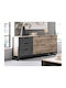 Bufet Arden Din Lemn Cu Sertare Sand Gragne / Matera 161x39.6x78.6cm