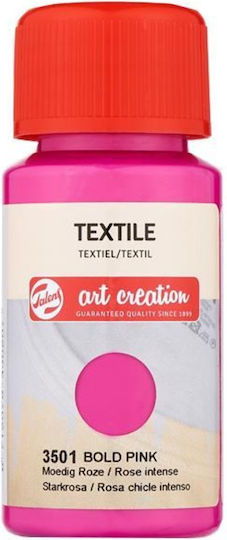 Royal Talens Art Creation Textile Set Handwerkliche Flüssigfarben Fuchsie Für Stoff 3501 Kühnes Rosa 50ml 4Stück