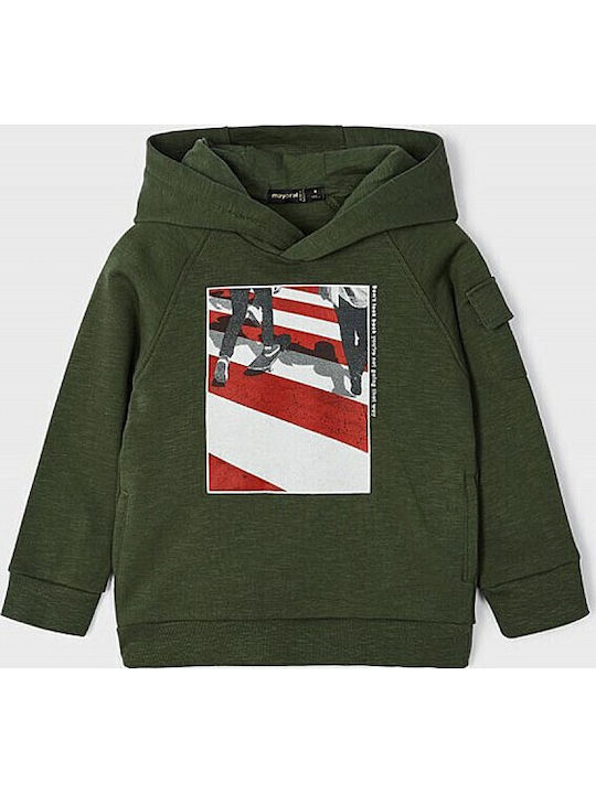 Kids Sweatshirt with Hood Khaki