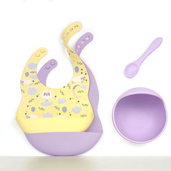 Baby Cloud Σετ Φαγητού από Σιλικόνη 4τμχ
