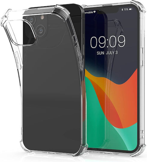 KWmobile Edge Protection Back Cover Silicon Transparent (iPhone 14 Plus)
