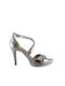 Stefania Damen Sandalen Silver