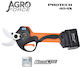 Agroforce Pruning Shears Battery 21V with Maximum Cutting Diameter 40mm Set Protech-404S
