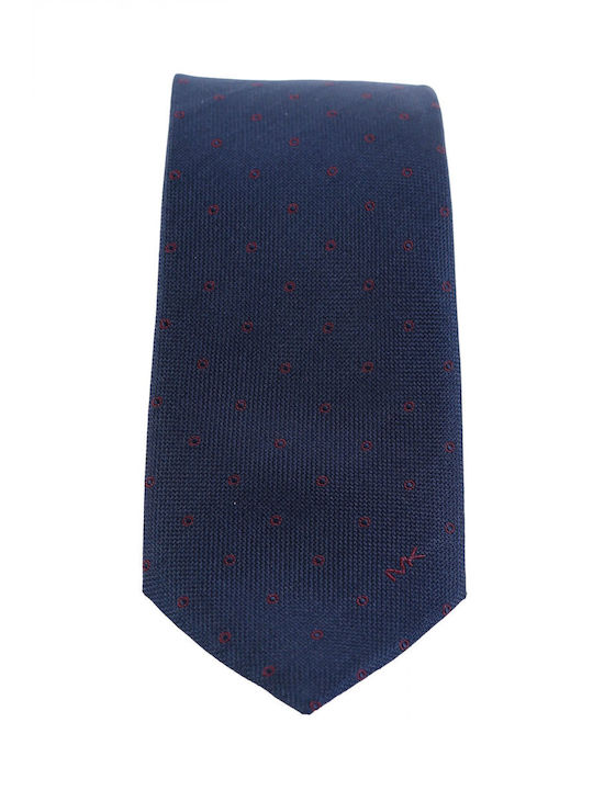 Michael Kors Men's Tie Silk Printed In Silver Colour