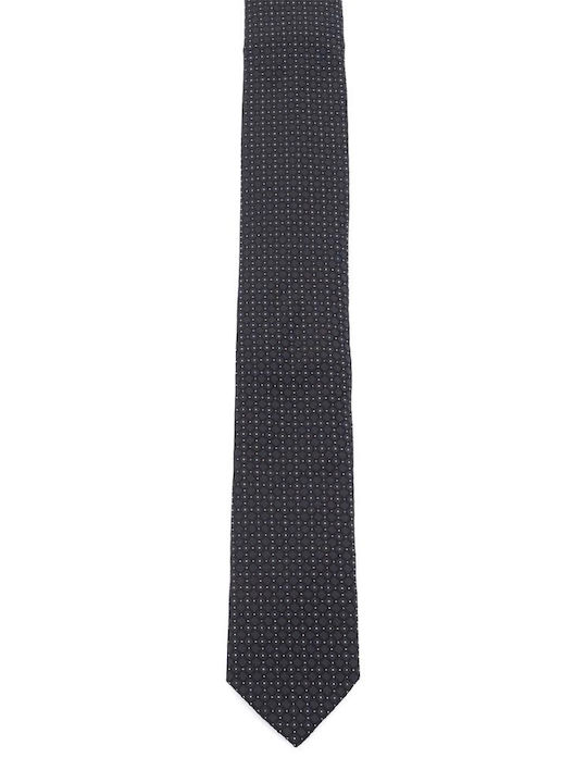Hugo Boss Herren Krawatte Synthetisch Gedruckt in Schwarz Farbe