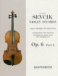 Bosworth Edition Sevcik - Violin Studies Op.6 Μέθοδος Εκμάθησης για Βιολί