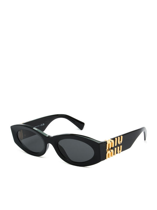 Miu Miu Sunglasses Μαύρα with Acetate Frame & Gray Lens